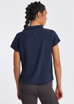 Women Oiselle Benjamina Button Short Sleeve