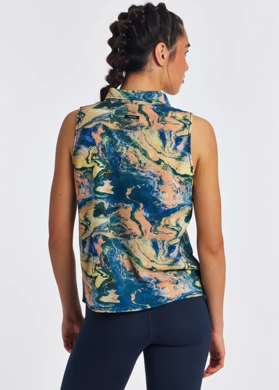 Women Oiselle Benjamina Button Sleeveless