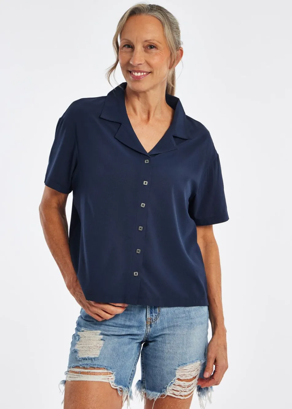 Women Oiselle Big Benjamina Short Sleeve