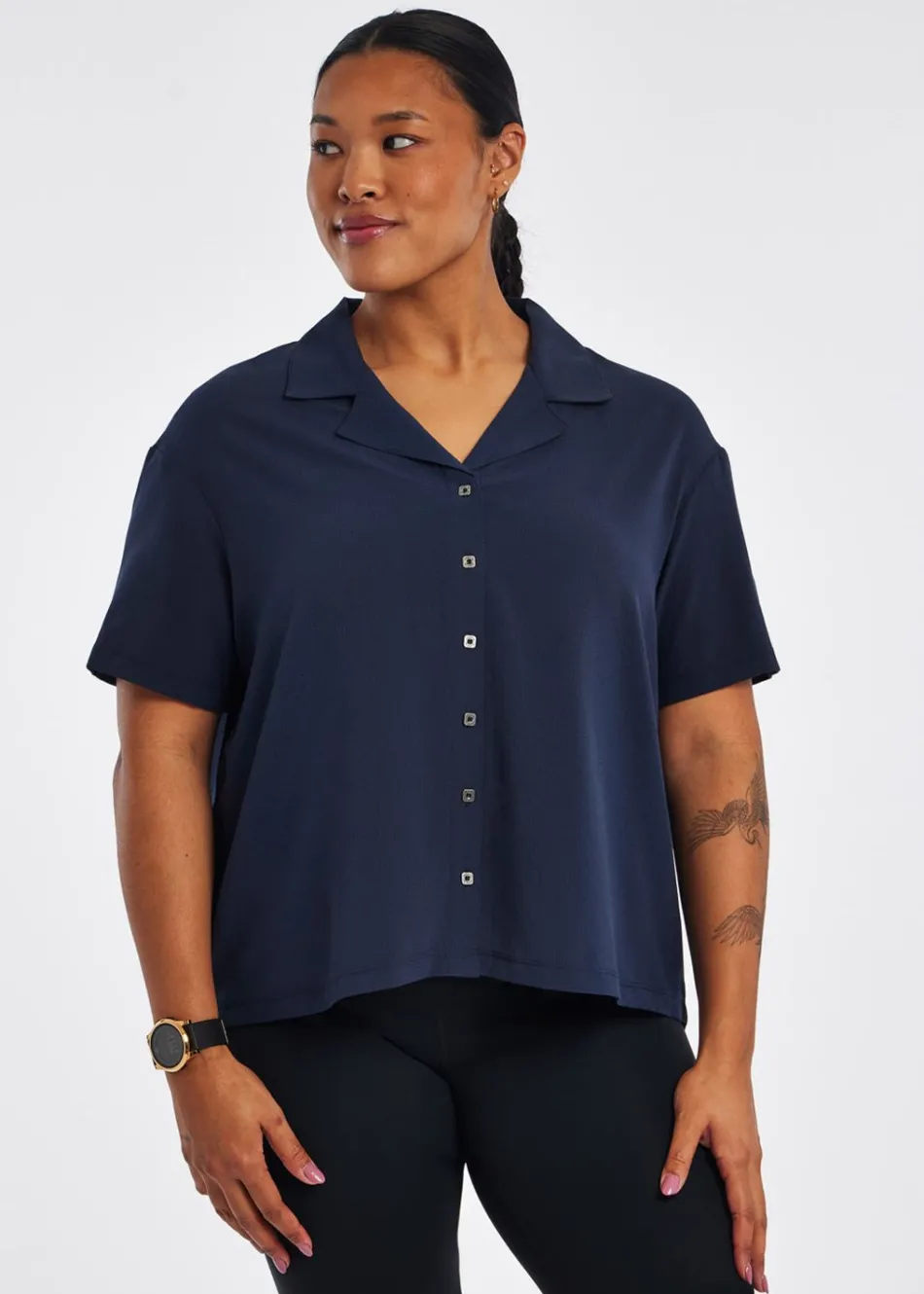 Women Oiselle Big Benjamina Short Sleeve