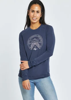 Women Oiselle Crest Long Sleeve