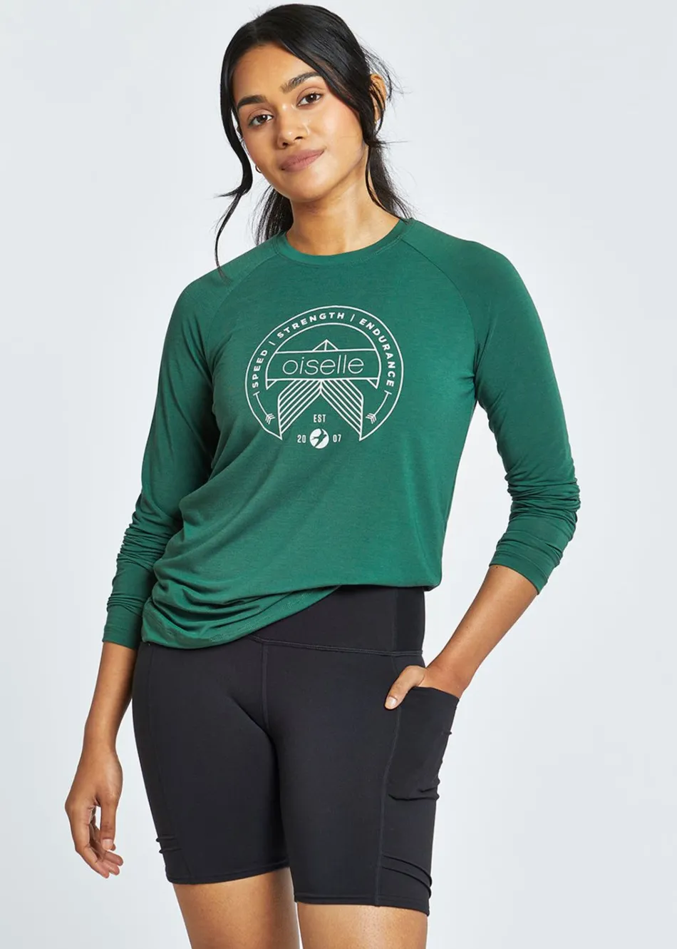 Women Oiselle Crest Long Sleeve