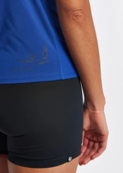 Women Oiselle Essential Bird V Neck Short Sleeve