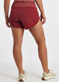 Women Oiselle Featherweight Split Shorts