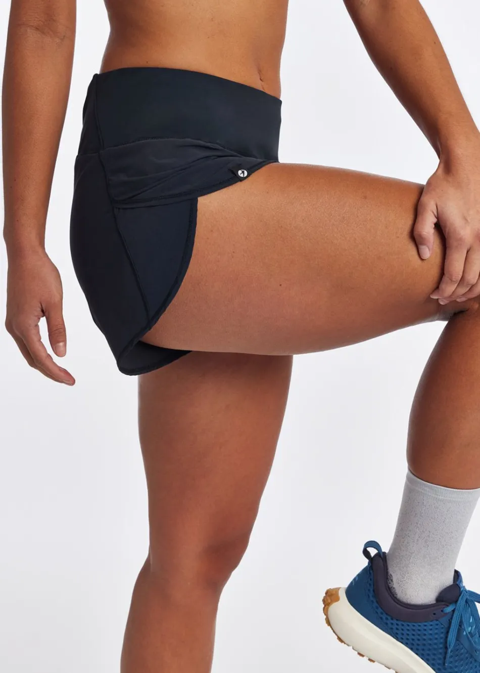 Women Oiselle Featherweight Split Shorts