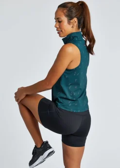 Women Oiselle Firecracker Mock Neck Tank
