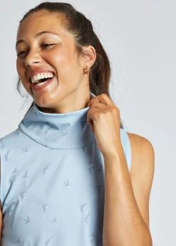Women Oiselle Firecracker Mock Neck Tank