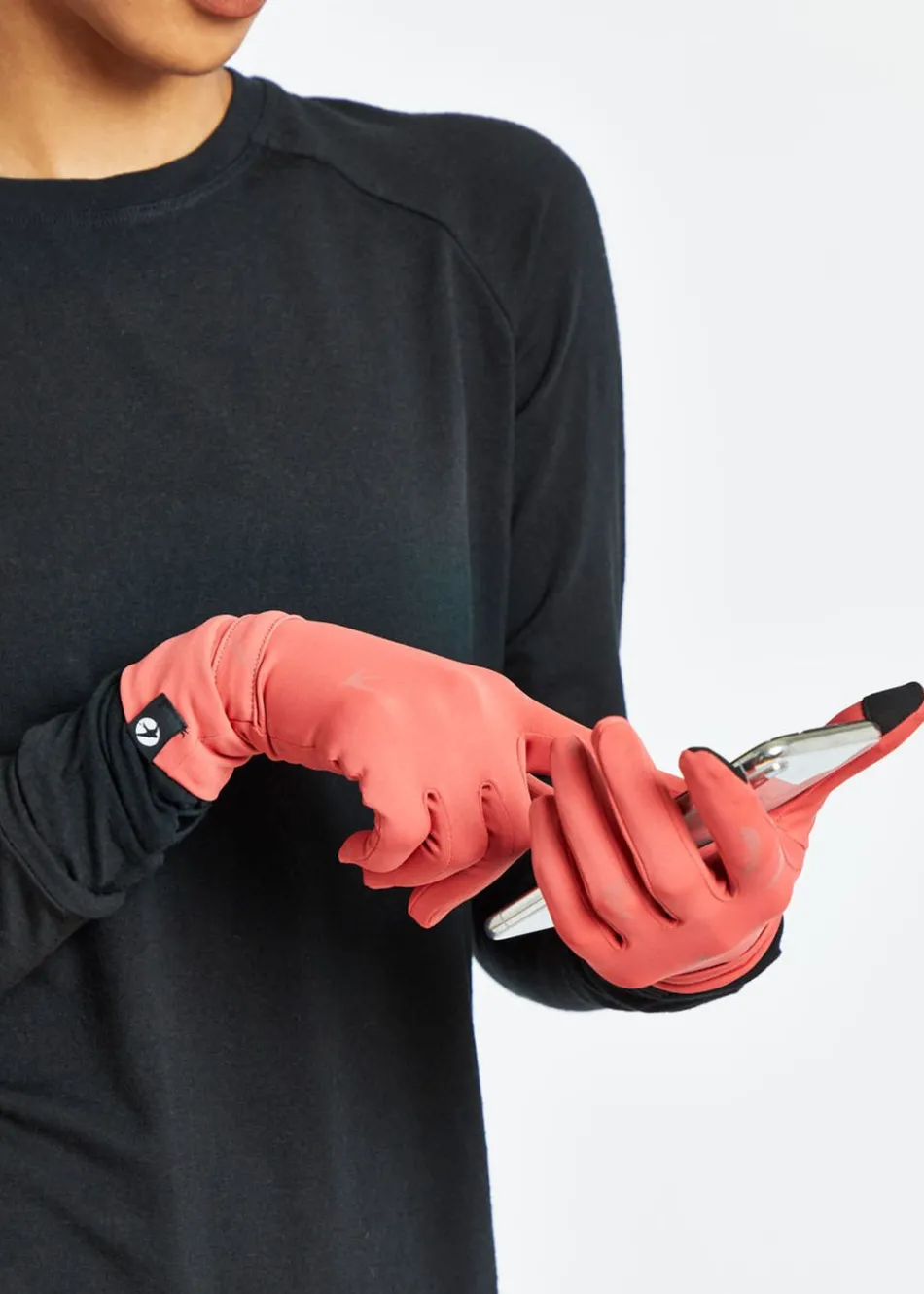 Women Oiselle Firecracker Reflective Gloves