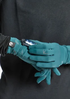 Women Oiselle Firecracker Reflective Gloves