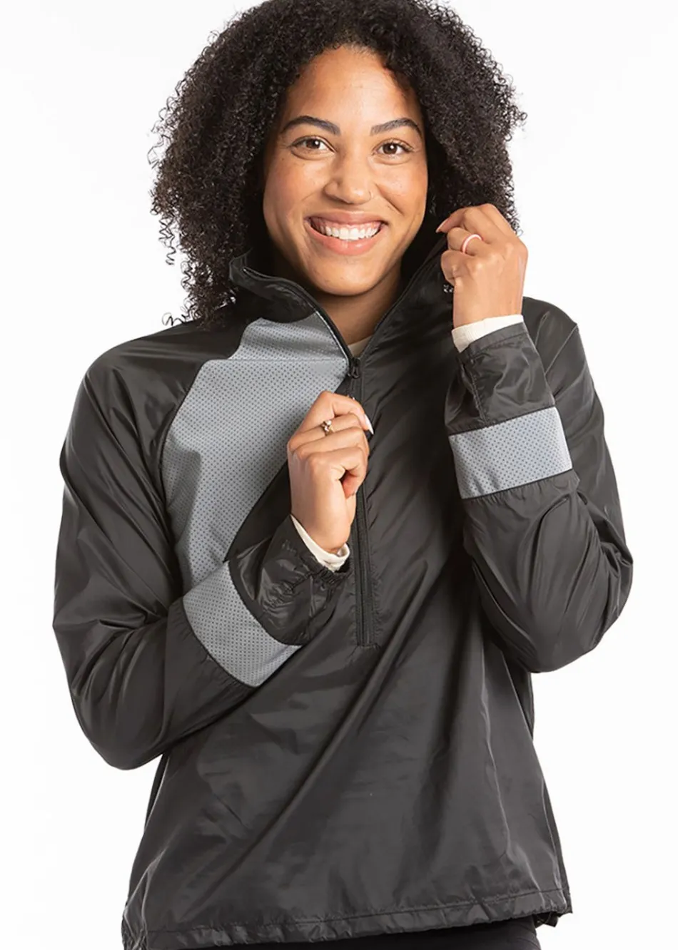 Women Oiselle Firecracker Reflective Half Zip