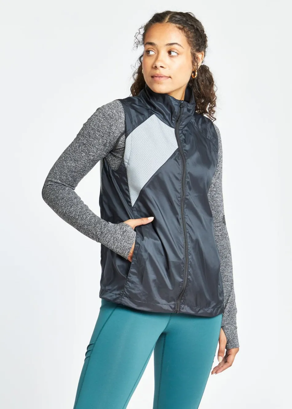 Women Oiselle Firecracker Reflective Vest