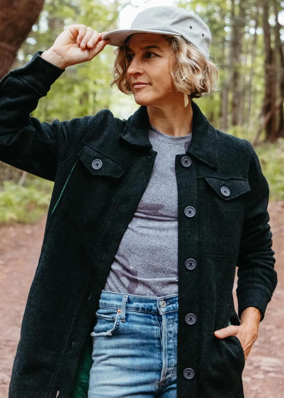 Women Oiselle Fleshman Felted Wool Cap
