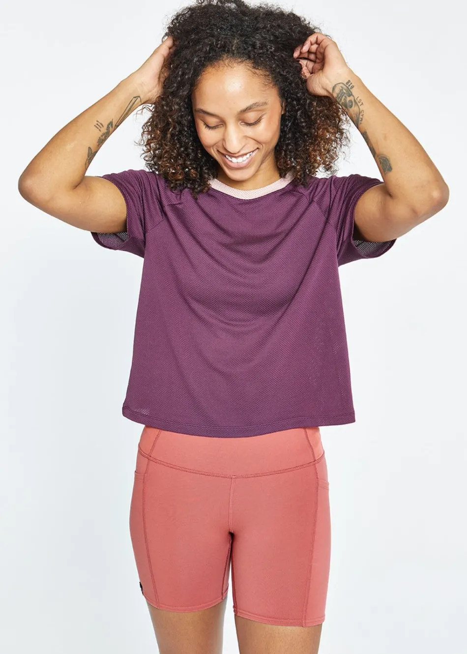 Women Oiselle Flyout Boxy Short Sleeve