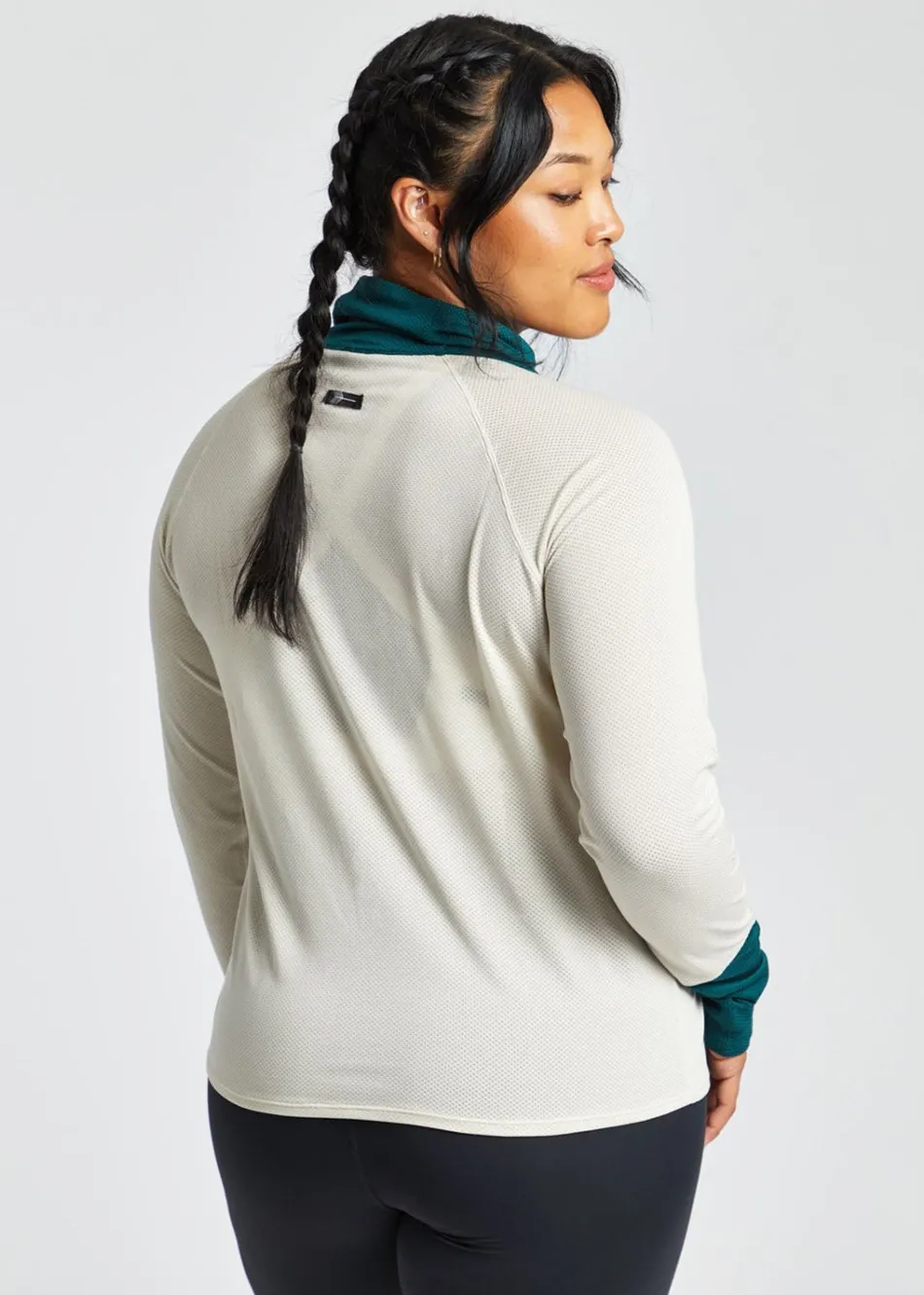 Women Oiselle Flyout Mock Neck Long Sleeve