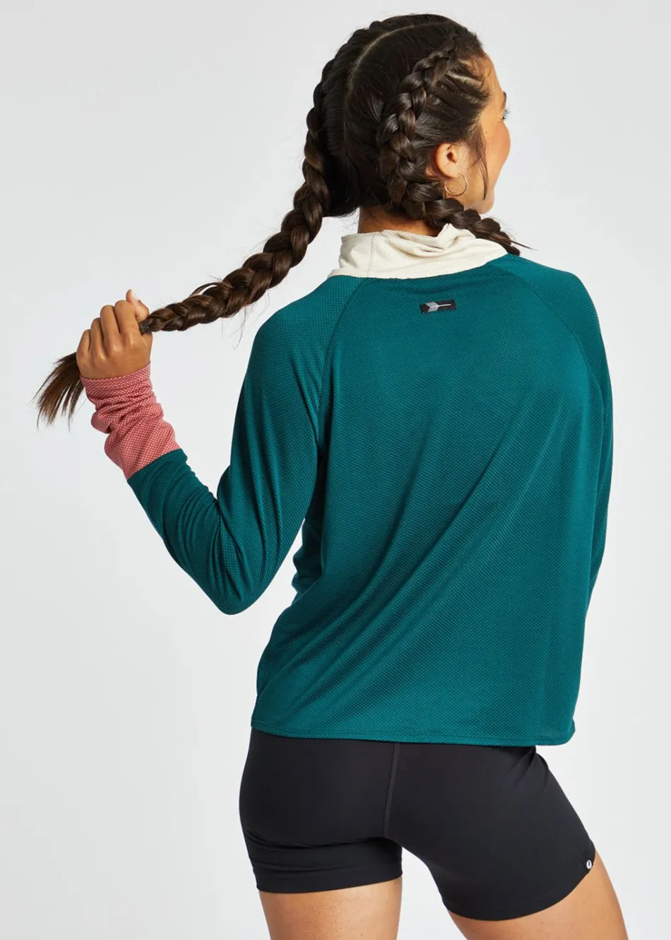 Women Oiselle Flyout Mock Neck Long Sleeve