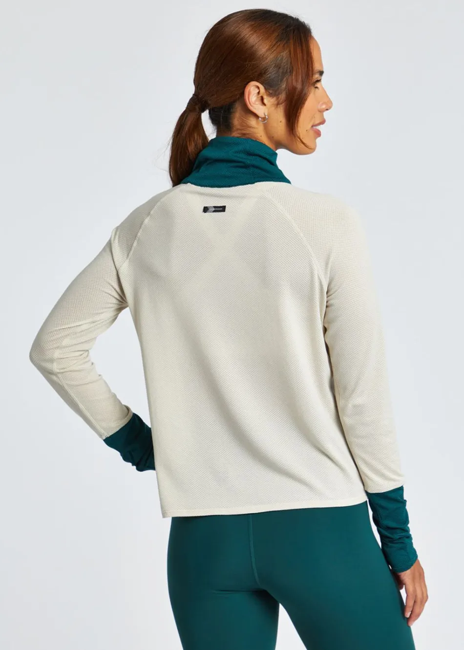 Women Oiselle Flyout Mock Neck Long Sleeve