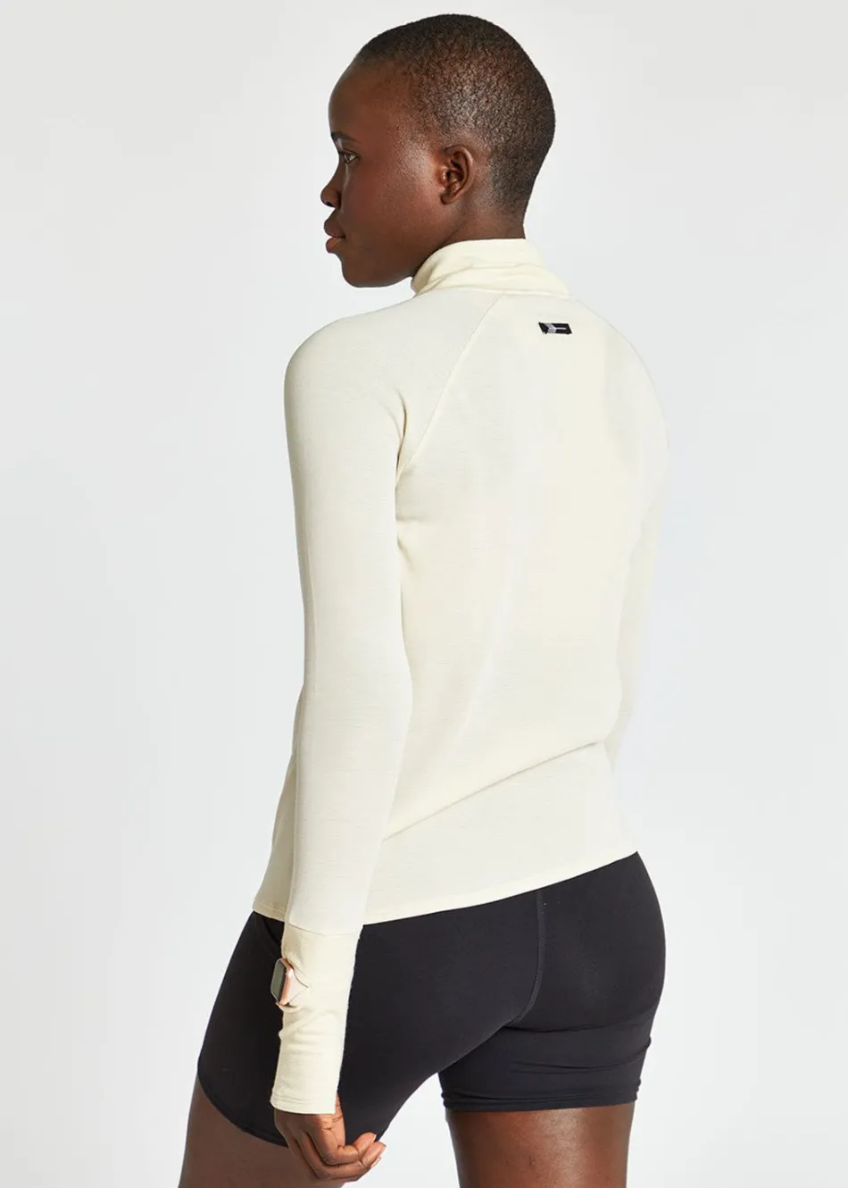 Women Oiselle Flyout Wool Half Zip