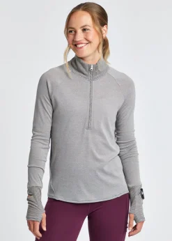 Women Oiselle Flyout Wool Half Zip