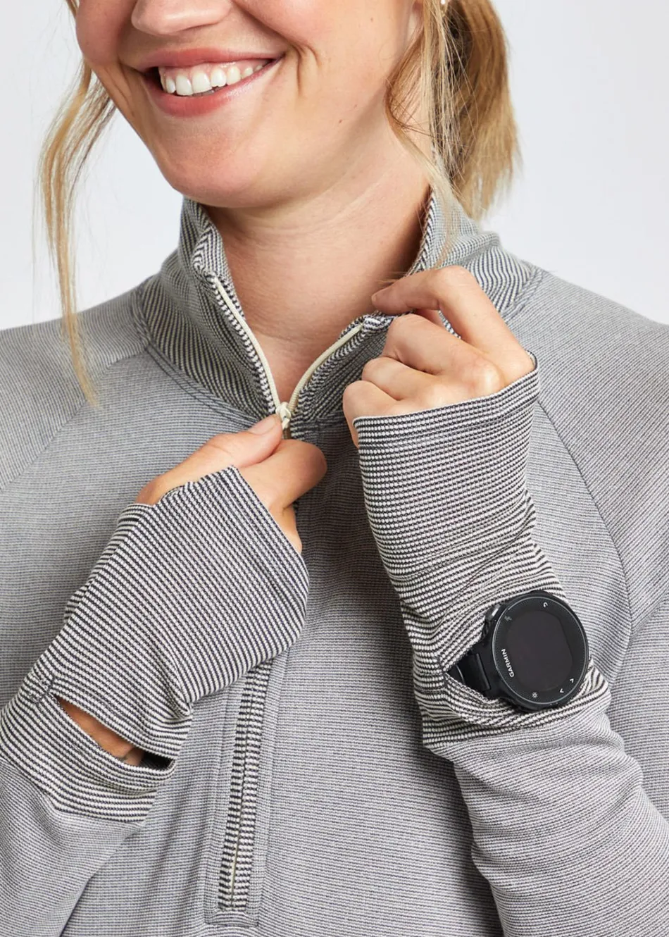 Women Oiselle Flyout Wool Half Zip
