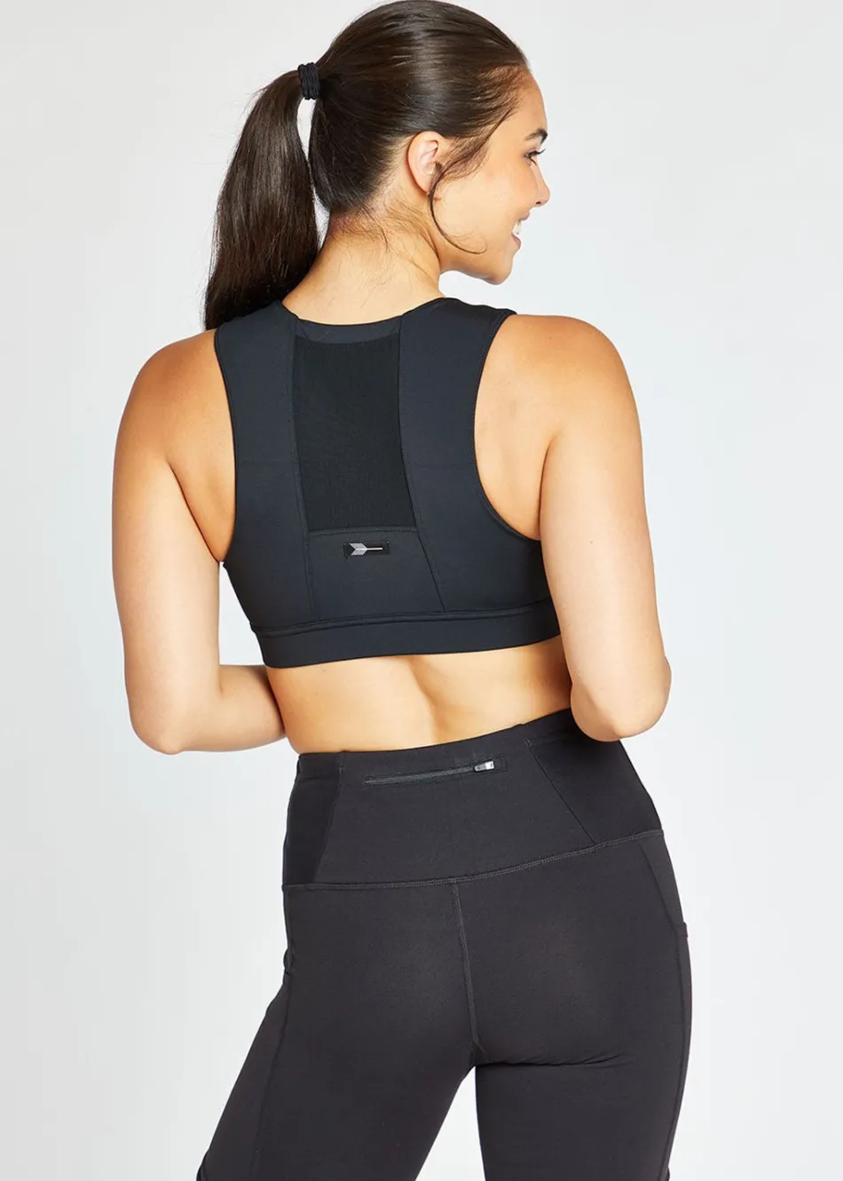 Women Oiselle Flyout Zip Bra