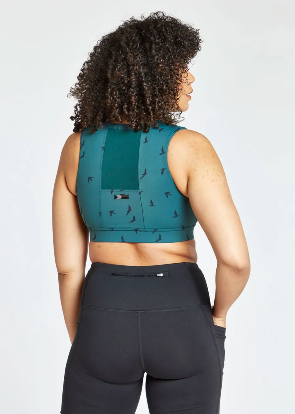 Women Oiselle Flyout Zip Bra