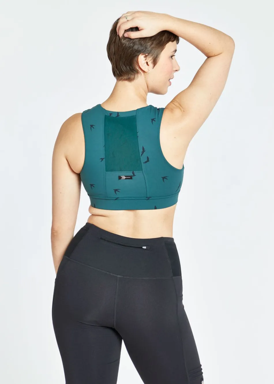 Women Oiselle Flyout Zip Bra