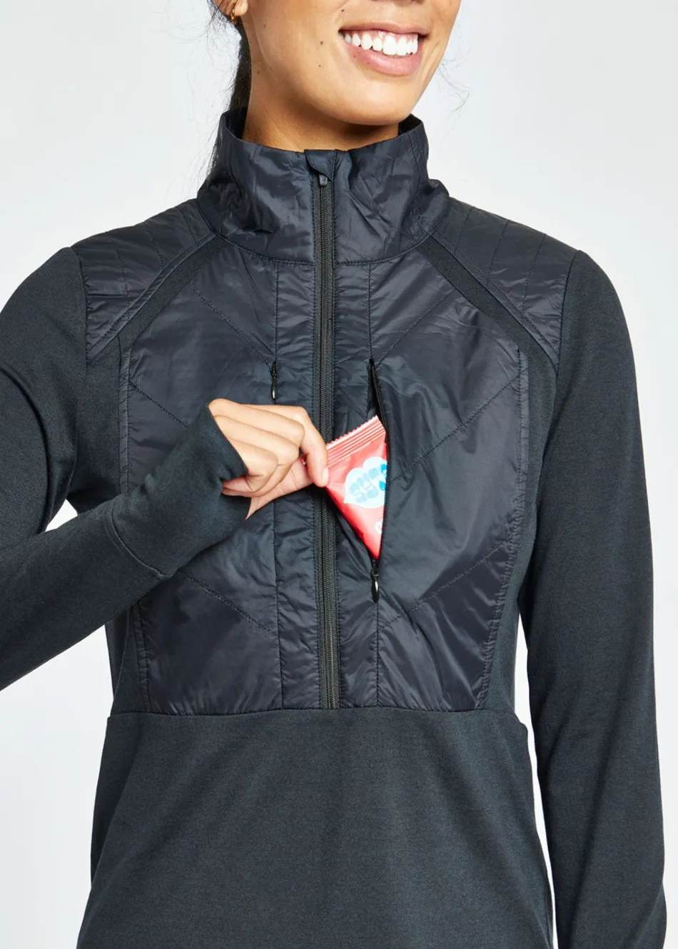 Women Oiselle Katron Insulated Half Zip