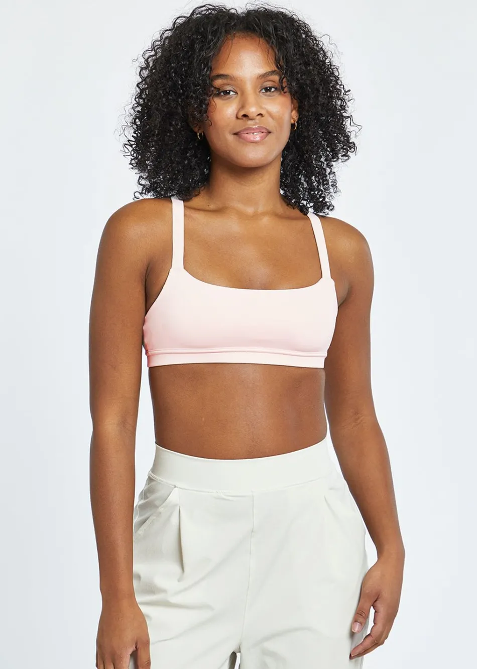 Women Oiselle Lauren Square Neck Shelf Bralette