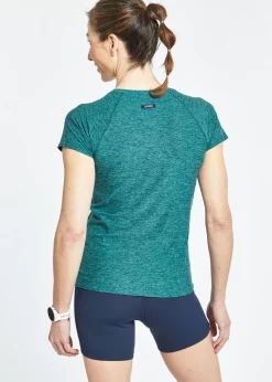 Women Oiselle Light Lux V-Neck Tee