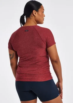 Women Oiselle Light Lux V-Neck Tee
