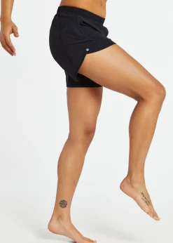 Women Oiselle Long Flyout Shorts