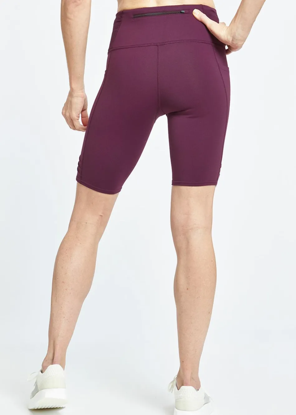 Women Oiselle Long Pocket Jogger Shorts