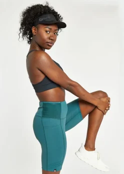 Women Oiselle Long Pocket Jogger Shorts