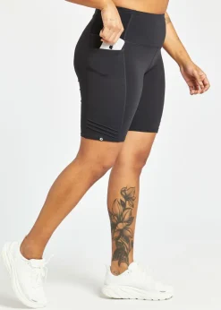 Women Oiselle Long Pocket Jogger Shorts