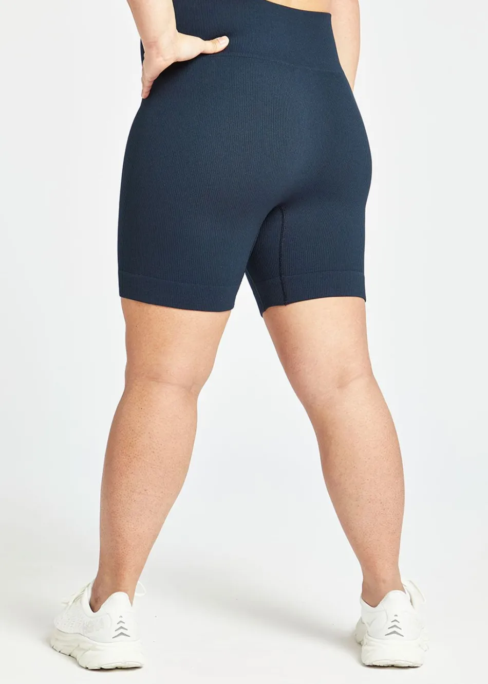 Women Oiselle Long Ribbed Flyte Shorts
