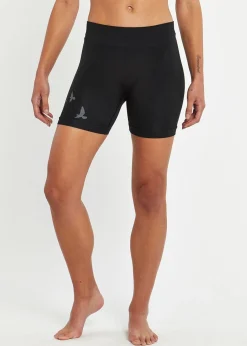 Women Oiselle Long Seamless Running Shorts