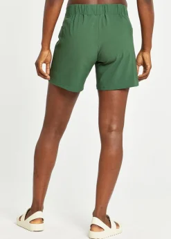 Women Oiselle Long Track Fan Shorts