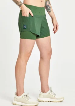 Women Oiselle Long Track Star Shorts