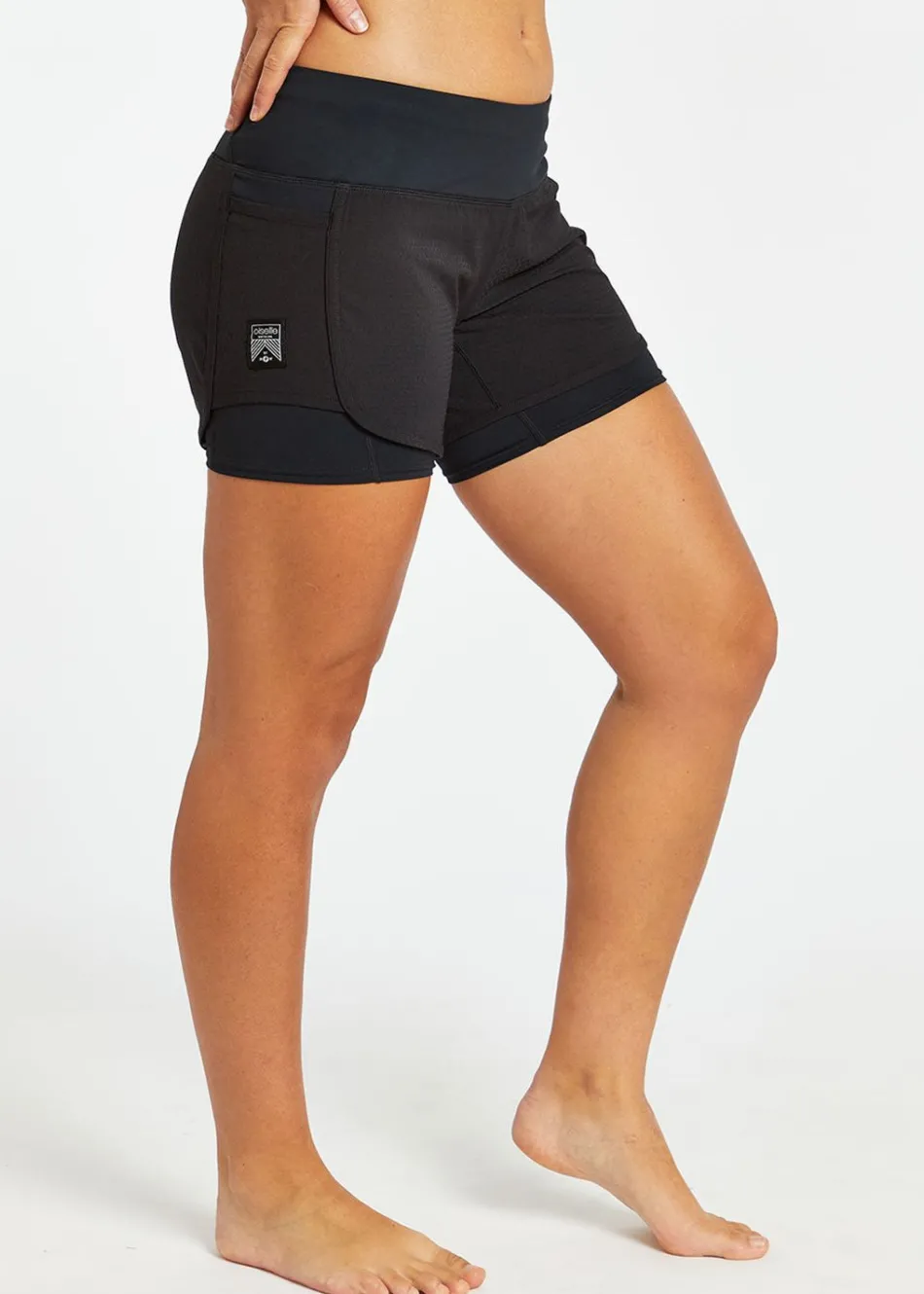 Women Oiselle Long Track Star Shorts