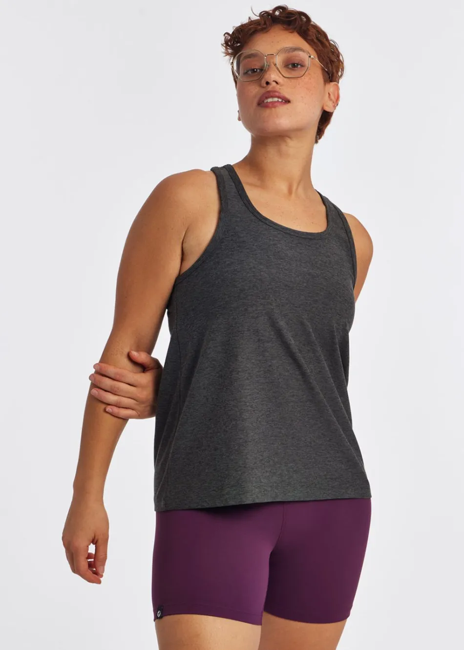 Women Oiselle Lux Boxy Racerback Tank