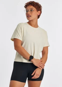 Women Oiselle Lux Boxy Short Sleeve