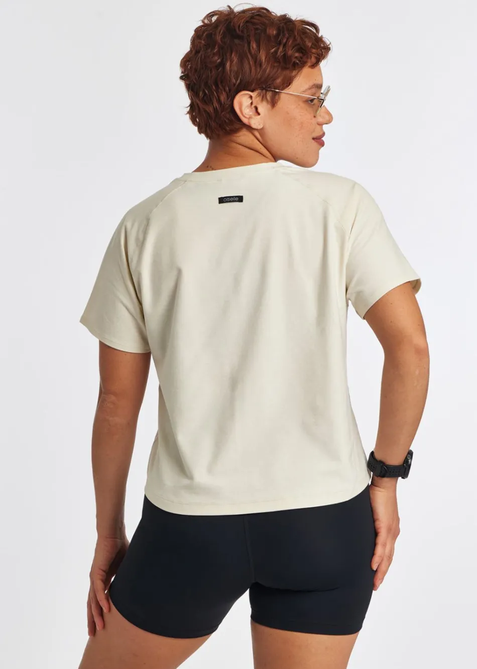 Women Oiselle Lux Boxy Short Sleeve