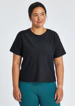 Women Oiselle Lux Boxy Short Sleeve