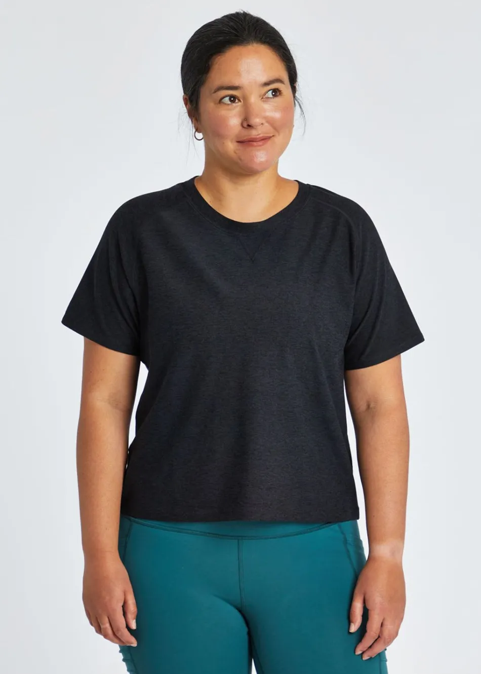 Women Oiselle Lux Boxy Short Sleeve