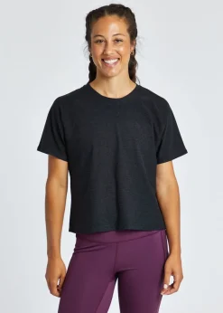 Women Oiselle Lux Boxy Short Sleeve