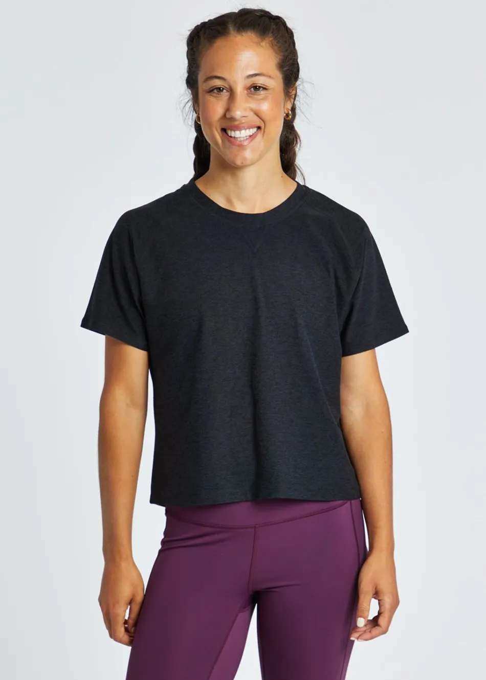 Women Oiselle Lux Boxy Short Sleeve