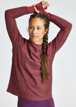 Women Oiselle Lux Cuffed Long Sleeve