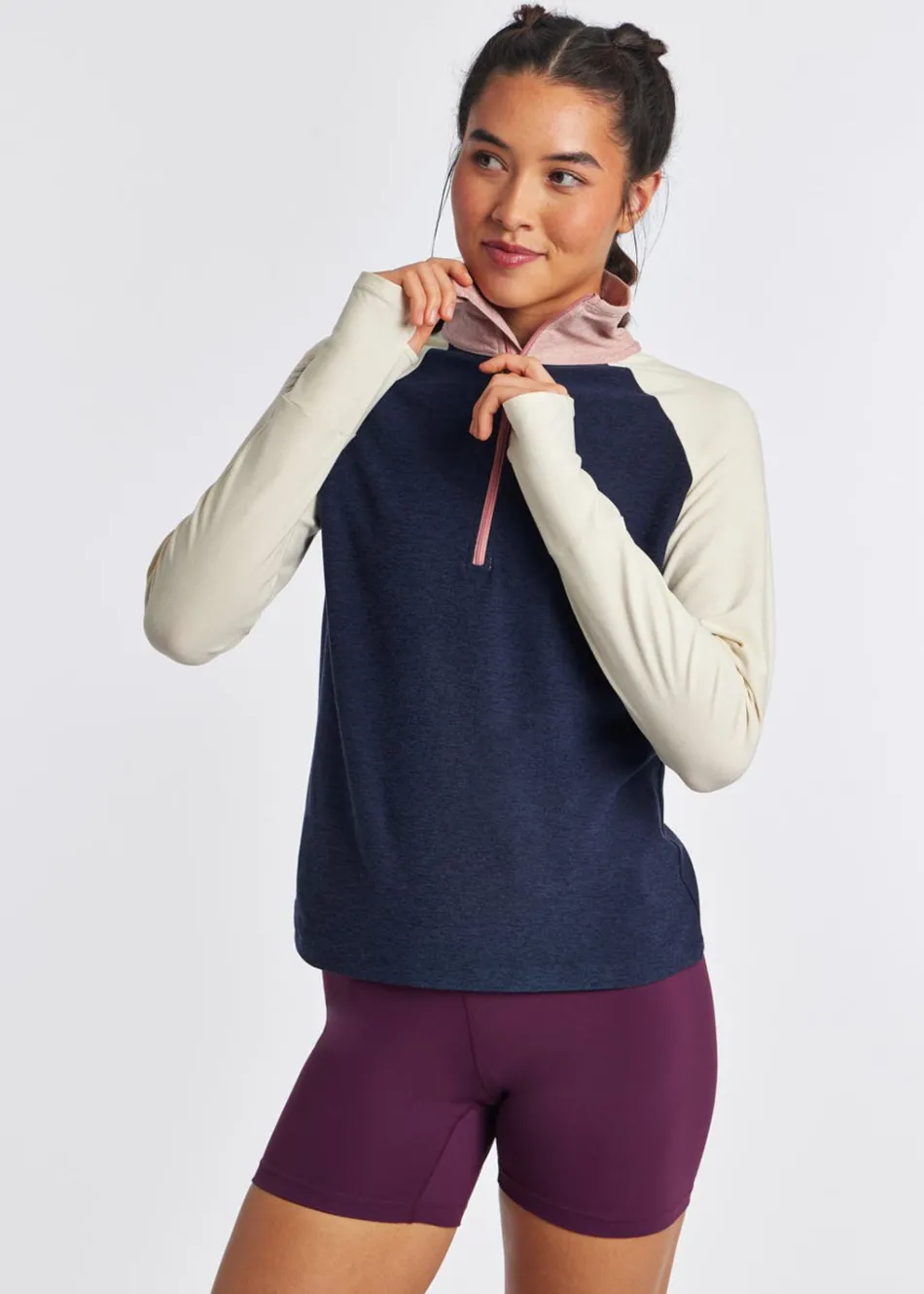 Women Oiselle Lux Half Zip
