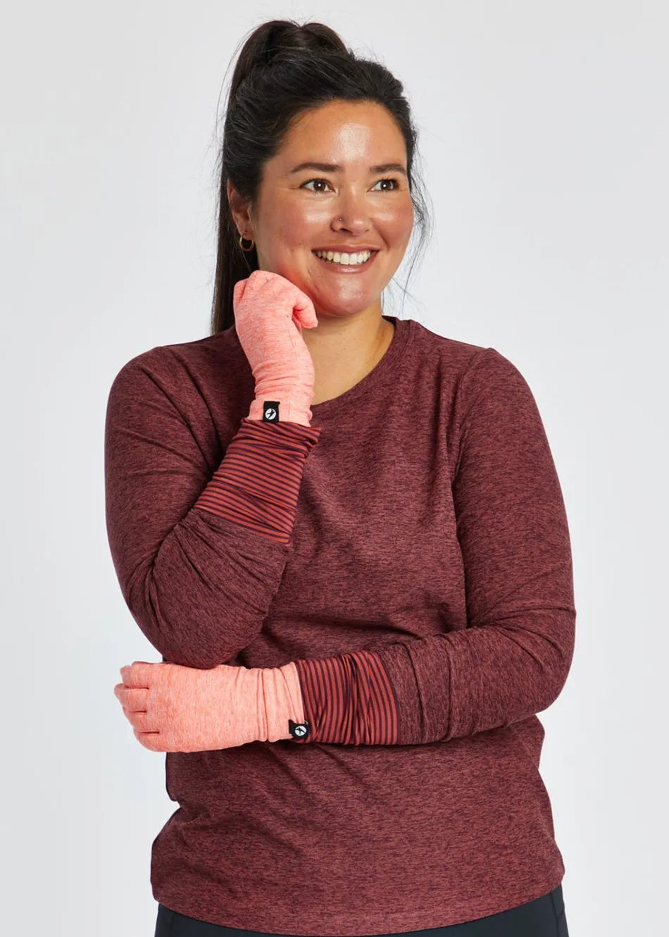 Women Oiselle Lux Running Gloves
