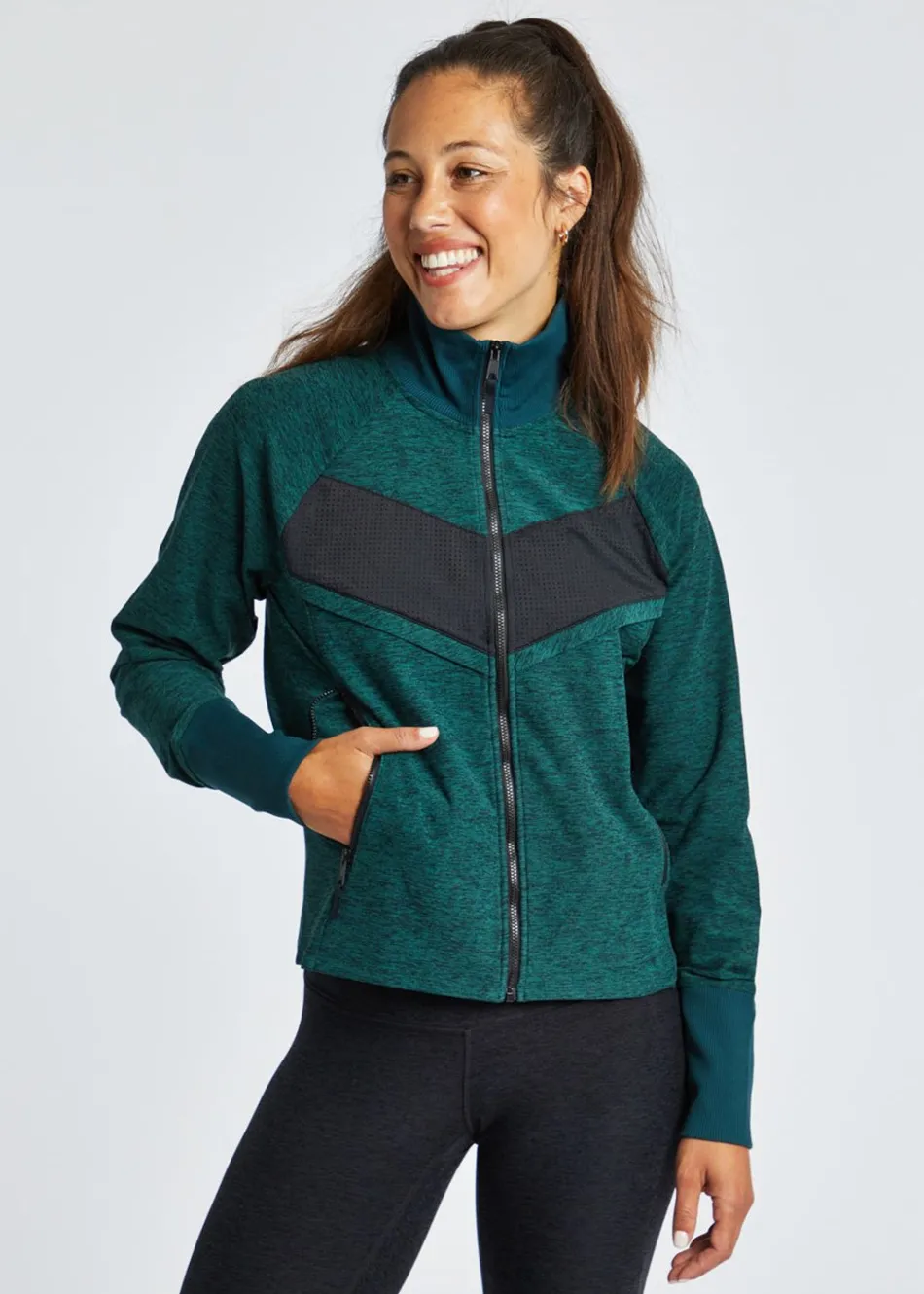 Women Oiselle Lux V Formation Track Jacket